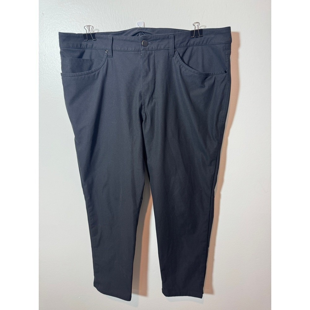 Lululemon Pants Lot Mens 36 Black Gray Blue Excellent Stretch 3 Pair - Picture 4 of 14